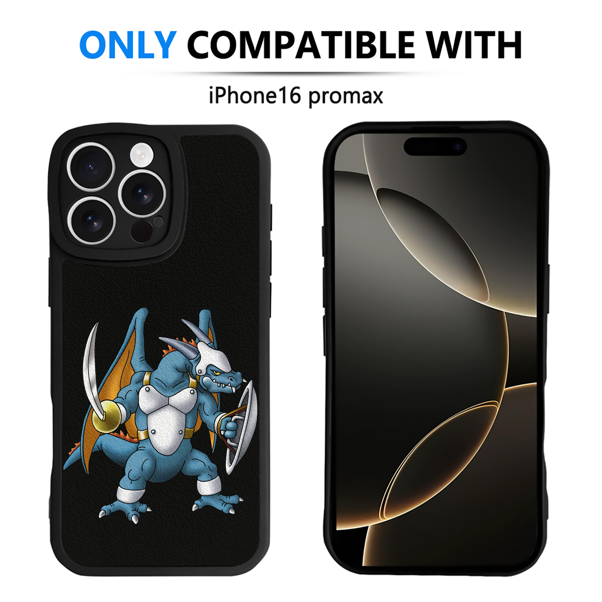 （画像用） ドラゴンクエスト Doragon Kuesuto Dragon Quest 【iPhone 16シリーズ対応】シリコンスマホケース（レザー調） 材質：シリコン